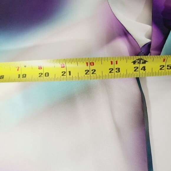 ZARA ABSTRACT PRINT SHIRT LILAC / WHITE SIZE L | 4462/821 - Picture 4 of 11